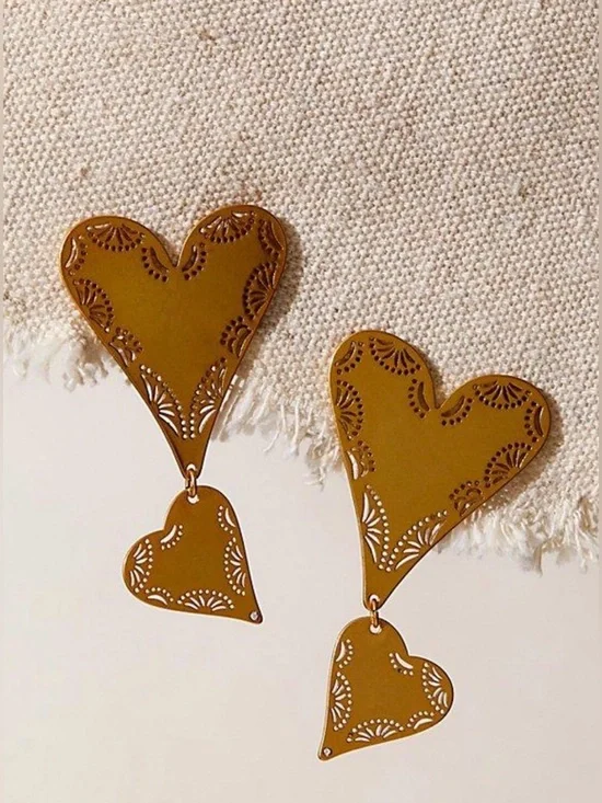 Free People Paint The sky Earrings, Silver or gold NWT - Picture 4 of 4